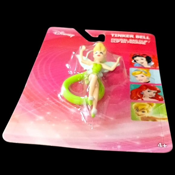 Disney Tinker Bell Bag Clip Mini Figural Tinkerbell NEW Fairy Plastic Sealed - Picture 4 of 15